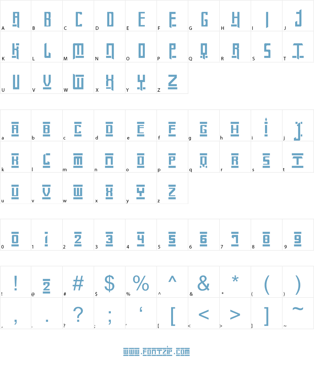 Modern Day Maharaja Font Character